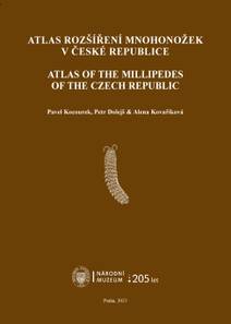 Obálka Atlas rozšíření mnohonožek v České republice / Atlas of the Millipedes of the Czech Republic