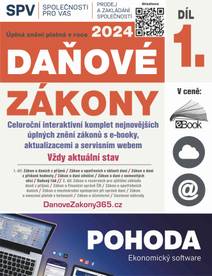 Obálka Daňové zákony 2024 XXL ProFi (Díl 1., právní stav 1. 1. 2024)