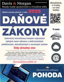 Obálka Daňové zákony 2025 SR XXL ProFi