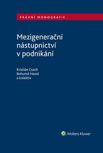 Obálka Mezigenerační nástupnictví v podnikání