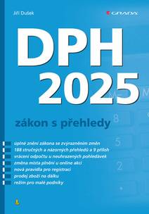 Obálka DPH 2025 - zákon s přehledy