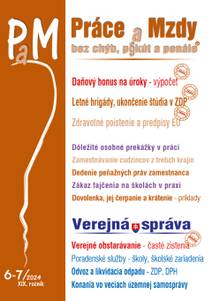 Obálka Práce a Mzdy bez chýb, pokút a penále č. 6-7 / 2024 - Daňový bonus na úroky - ako vypočítať