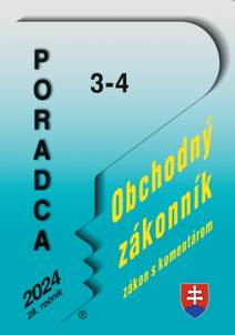 Obálka Poradca č. 3-4 / 2024 - Obchodný zákonník s komentárom