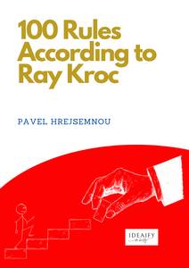 Obálka 100 Rules According to Ray Kroc