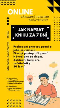 Obálka Jak napsat knihu za 7 dní?