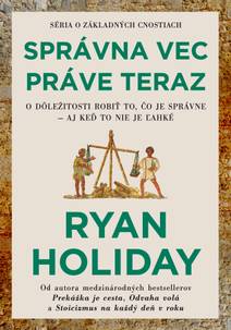 Obálka Správna vec práve teraz
