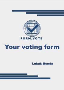 Obálka FORM.VOTE Your voting form