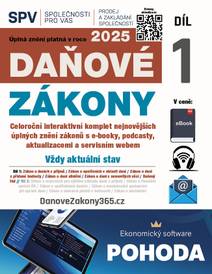 Obálka Daňové zákony 2025 XXL ProFi (Díl 1., právní stav 15. 11. 2025)