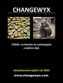 Obálka Changewyx. Příběh, ve kterém 3x rozhodujete o dalším ději.
