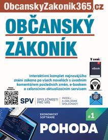 Obálka Občanský zákoník 2026 s úvodním komentářem změn