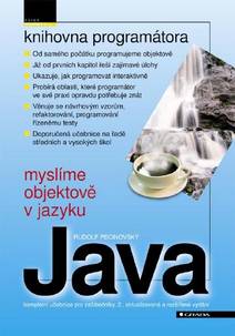 Obálka Myslíme objektově v jazyku Java