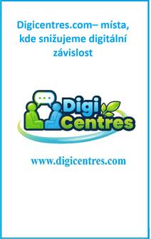 Obálka Digicentres.com– místa, kde snižujeme digitální závislost