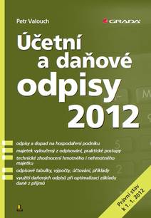 Obálka Účetní a daňové odpisy 2012