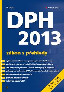 Obálka DPH 2013 - zákon s přehledy