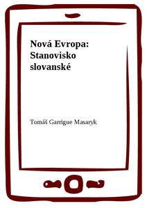 Obálka Nová Evropa: Stanovisko slovanské