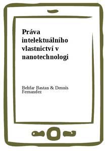 Obálka Práva intelektuálního vlastnictví v nanotechnologi