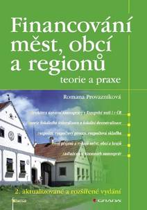 Obálka Financování měst, obcí a regionů - teorie a praxe
