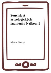 Obálka Souvislost astrologických znamení s fyzikou, 1