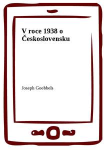 Obálka V roce 1938 o Československu
