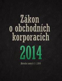 Obálka Zákon o obchodních korporacích 2014