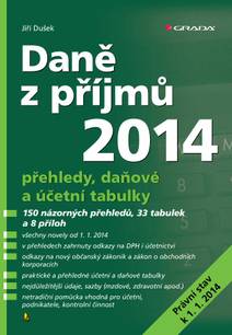 Obálka Daně z příjmů 2014