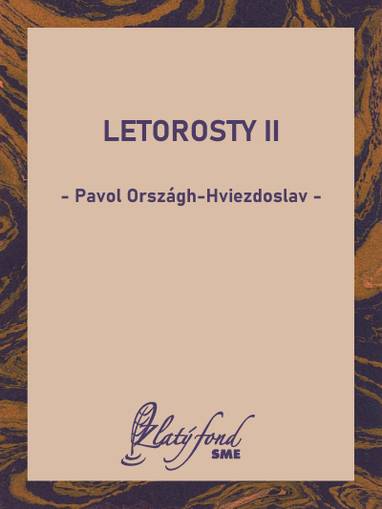 E-kniha Letorosty II - Pavol Országh Hviezdoslav