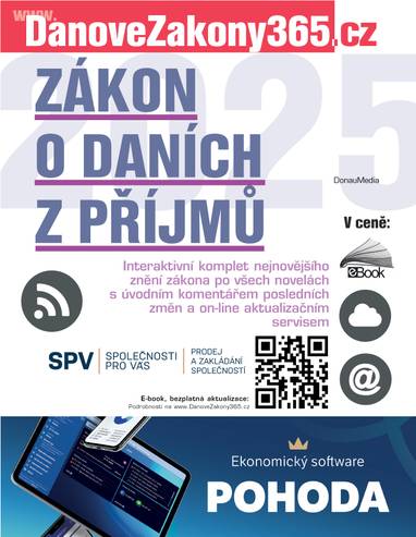 E-kniha Zákon o daních z příjmů 2025 - kolektiv autorů