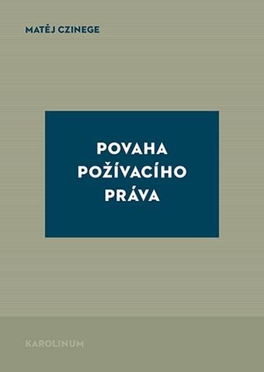 E-kniha Povaha požívacího práva - Matěj Czinege