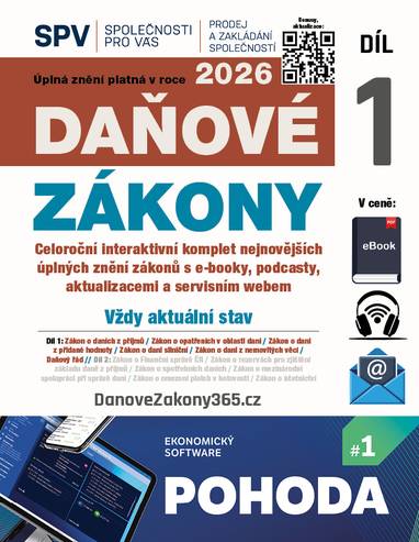 E-kniha Daňové zákony 2026 XXL ProFi (Díl 1.) - Redakční kolektiv