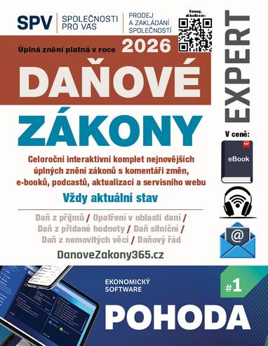 E-kniha Daňové zákony 2026 Expert - Redakční kolektiv
