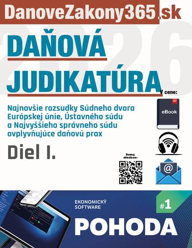 E-kniha Daňová judikatúra (I. diel) - Redakčný kolektív