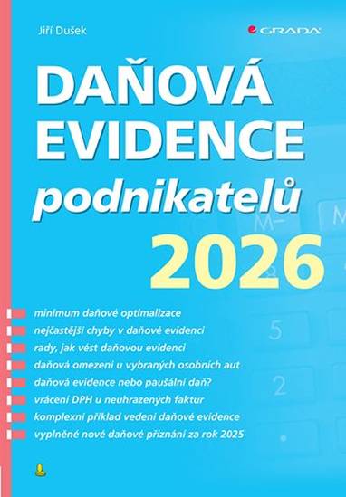 E-kniha Daňová evidence podnikatelů 2026 - Jiří Dušek