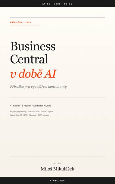 E-kniha Business Central v době AI - Ing. Miloš Mikulášek